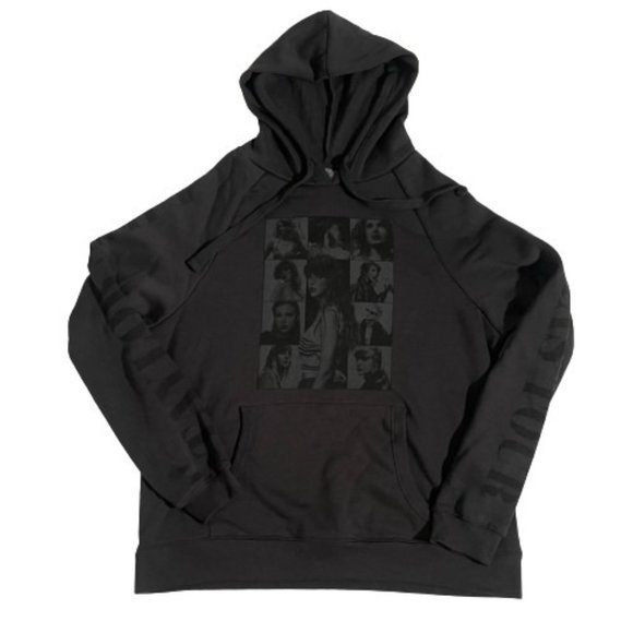 Taylor Swift Eras Tour Black Hoodie Pullover Sweatshirt - Large - Picture 3 of 16